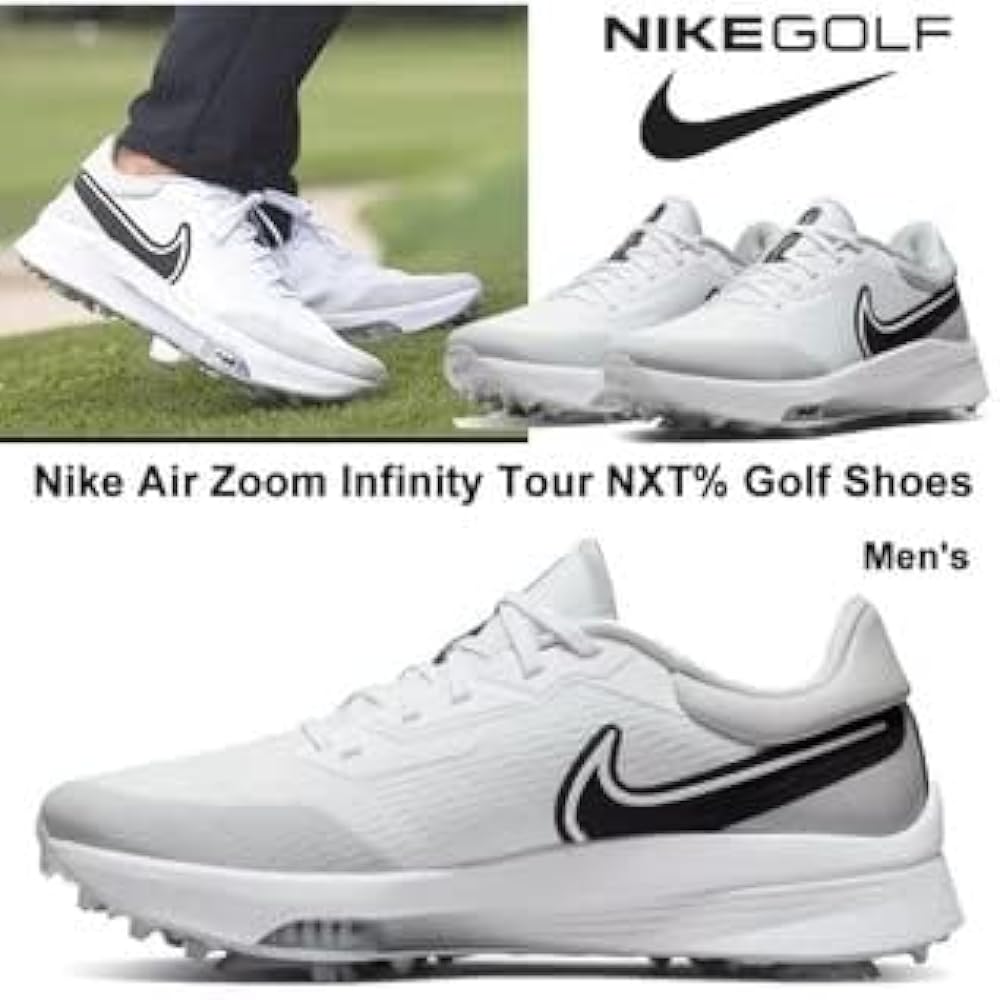 【美品】NIKE エアーズームインフィニティツアー　ゴルフシューズ23㎝ ゴルフシューズ スパイクレス エア ズーム インフィニティ